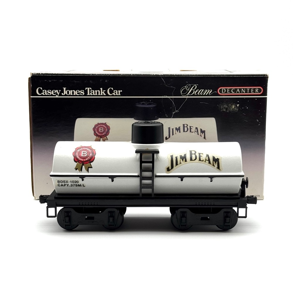 Jim Beam Decanter Casey Jones Tank Car Train 1991 Vintage Regal China